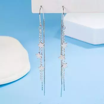 Серьги-подвески с кисточками XINGX, женские, с высоким чувством, универсальные, длинные, темпераментные серьги