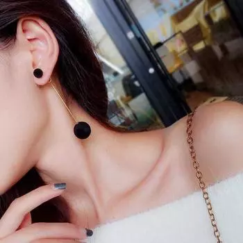 Серьги-подвески с подвесками в виде плюшевых шариков, искусственный меховой помпон, серьги-подвески в виде помпона для женщин, милые модные украшения, подарки красный