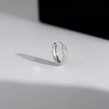 Серьги-пряжки для ушей из матового стекла, женские, корейская версия, серьги Ins Cold Wind, простые, нишевые, пригородные серьги