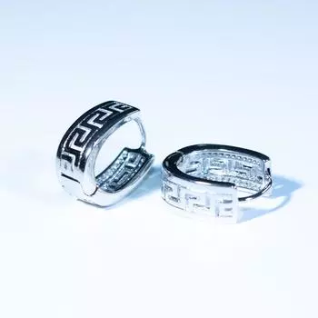 Серьги-пряжки Great Wall Circle из платины, простые, стильные, модные, женские, с чувством юмора платиновый