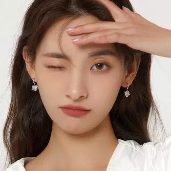 Серьги-пряжки Love Ear Buckle женские осенние и зимние серьги-сердечки Niche Design