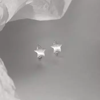 Серьги-пряжки в виде звездочек, женские, легкие, роскошные, темпераментные, нишевого дизайна, Sense, пятиконечные, летние, новые