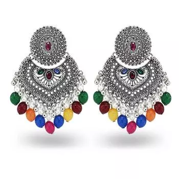 Серьги резные ажурные серьги с каплями воды, комплект из красочного оникса, блестящие серьги с бриллиантами Ид аль-Фитр Лассер Байрам