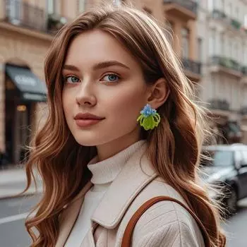 Серьги ручной работы из бисера, серьги-цветы из бисера в стиле бохо, цветочные серьги-подвески, женские летние пляжные украшения A