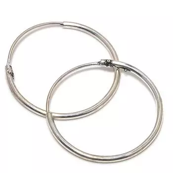 Серьги ручной работы из стерлингового серебра 925 пробы с натуральным непальским драгоценным камнем Бали 0,99 дюйма O7T14