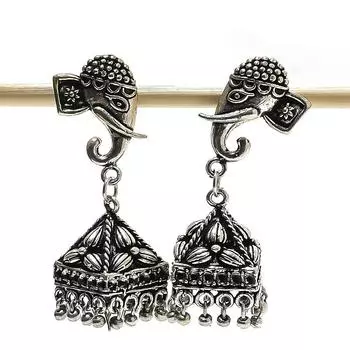 Серьги ручной работы из стерлингового серебра 925 пробы с натуральным драгоценным камнем 1,77 дюйма E7a31