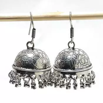 Серьги ручной работы из стерлингового серебра 925 пробы с натуральными драгоценными камнями в винтажном стиле 1,58 дюйма I1a77