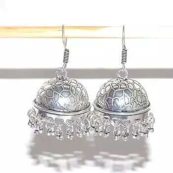 Серьги ручной работы из стерлингового серебра 925 пробы с натуральным драгоценным камнем 1,58 дюйма Q4v98