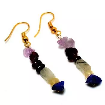 Серьги ручной работы с драгоценным камнем пренит аметист, посеребренные 925 пробы, 1,89 дюйма