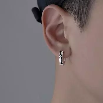Серьги рыцаря S925, мужские серьги из стерлингового серебра в стиле ретро, модные, уникальные, с особым интересным дизайном, высокого качества 925
