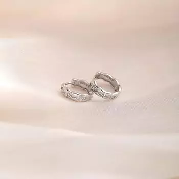 Серьги S999 из чистого серебра со стразами, женская мода, уникальный дизайн, трендовое кольцо для ушей, нишевые темпераментные серьги