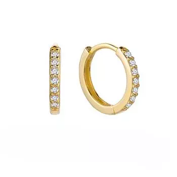 Серьги с бриллиантами из серебра 925 пробы, изысканные ряды, пряжка для ушей с бриллиантами, простые, индивидуальные, маленькие серьги 925 Silver