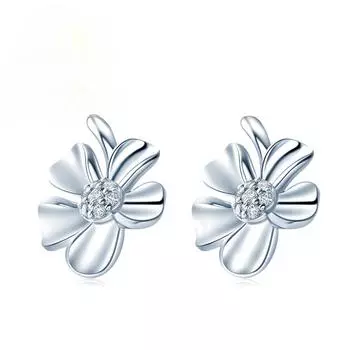 Серьги с цветами бегонии Темперамент Простые модные женские аксессуары для вечеринок на каждый день Подарок на День святого Валентина