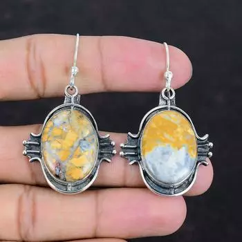 Серьги с драгоценными камнями из яшмы Малигано, достойные ювелирные изделия, серьги из стерлингового серебра 925 пробы, настоящие ювелирные изделия из яшмы Малигано, серьги ручной работы, подарки для жены