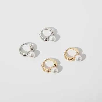 Серьги с французским жемчугом 2024 Новые модные серьги M