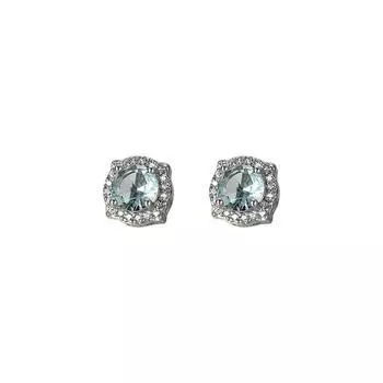 Серьги с голубыми бриллиантами, легкие, роскошные, супер-вспышки, изысканные, модные, темпераментные, нишевые, дизайн для женщин