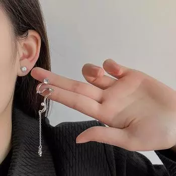 Серьги с кисточками из циркона, висячие серьги для женщин и девочек-подростков