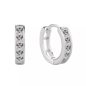 Серьги с квадратными бриллиантами из стерлингового серебра 925 пробы, женские модные серьги с полыми кубиками сахара, квадратные серьги с пряжкой 925 Silver