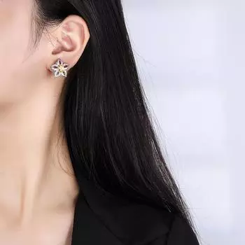 Серьги с лепестками топаза, женские новые продукты, преувеличенная мода, яркие серьги с желтым цирконием, легкие, роскошные, высококачественные серьги