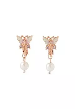 Серьги с мотивом бабочки SAME1490 XP [Anna Sui] розовый