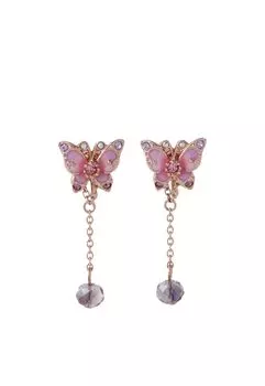 Серьги с мотивом бабочки SAME1500 XP [Anna Sui] розовый