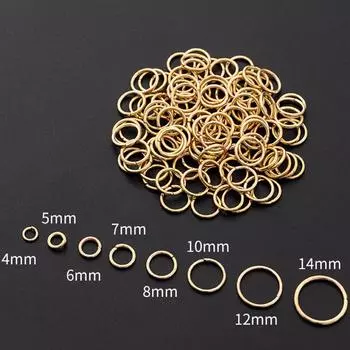 Серьги с одинарным разрезом, разъем для рукоделия, золотой, серебристый Aolly 4-10 мм, 200-480 шт., аксессуары для изготовления ювелирных изделий с бронзовым покрытием 7mm золотистый