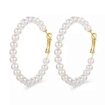 Серьги с жемчугом Креативные ретро простые серьги Ins женские