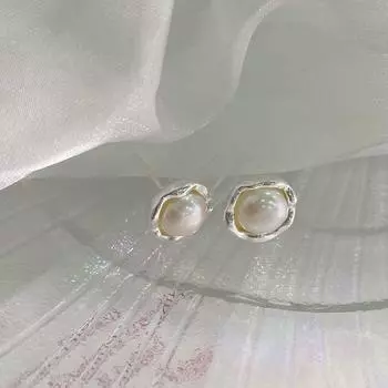 Серьги с жемчугом Lava, легкие, роскошные и высококачественные серьги, повседневные, простые, новый стиль