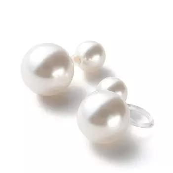 Серьги с жемчугом Luxury Grand Premium Ear Cuff Pearls White 6 x 10 мм Brand 6 месяцев гарантии Non-hole Womens