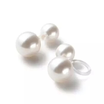 Серьги с жемчугом Luxury Grand Premium Ear Cuff Pearls White 6 x 8 мм Brand 6 месяцев гарантии Non-hole Womens