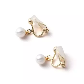 Серьги с жемчугом, покачивающиеся серьги-капли, одинарные роскошные отечественные жемчуга премиум-класса, белое золото, 8 мм, бренд, 3 года гарантии [VOTRE COUTURE] для женщин