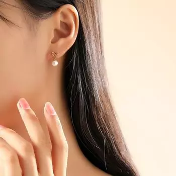 Серьги с жемчугом Xiangyun, женские модные универсальные серьги, геометрические серьги в форме облаков