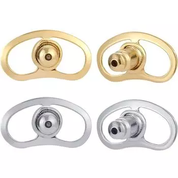 Серьги с жемчужной основой и защитой цвета Secure Guard 2 pairs золотой