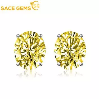 Серьги SACE GEMS, серьги-капли для женщин, подарки на свадьбу белый