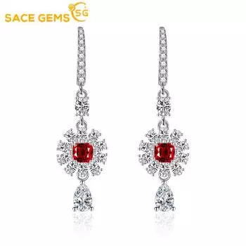 Серьги SACE GEMS, серьги-капли для женщин, подарки на свадьбу розовый