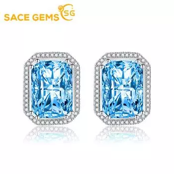 Серьги SACE GEMS, серьги-капли для женщин, подарки на свадьбу розовый