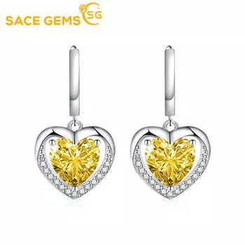 Серьги SACE GEMS, серьги-капли для женщин, подарки на свадьбу розовый