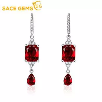Серьги SACE GEMS, серьги-капли для женщин, подарки на свадьбу розовый