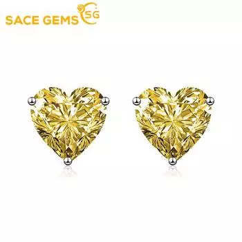 Серьги SACE GEMS, серьги-капли для женщин, подарки на свадьбу розовый
