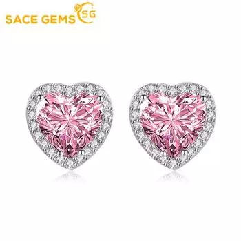 Серьги SACE GEMS, серьги-капли для женщин, подарки на свадьбу розовый