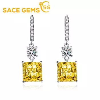 Серьги SACE GEMS, серьги-капли для женщин, подарки на свадьбу розовый