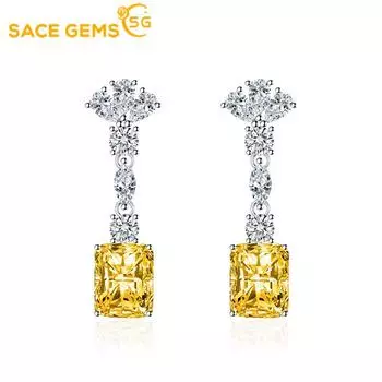 Серьги SACE GEMS, серьги-капли для женщин, подарки на свадьбу розовый