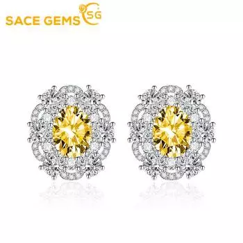 Серьги SACE GEMS, серьги-капли для женщин, подарки на свадьбу розовый