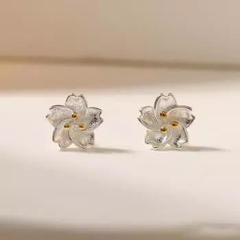 Серьги Sakura Sweet, женские новые модные универсальные серьги в нишевом стиле высокого класса