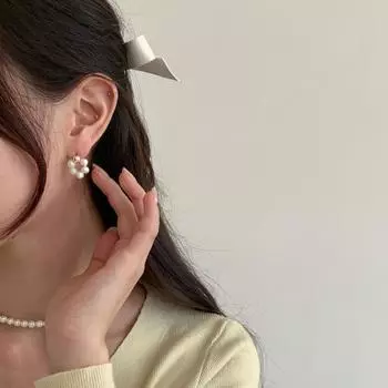 Серьги-шарики из пресноводного жемчуга с синим городским жемчугом и старыми деньгами, 2 цвета