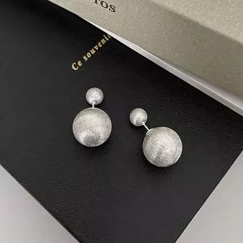 Серьги-шарики ручной работы, женские серьги, серьги Niche Design, простые серьги-шарики