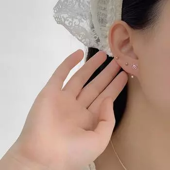 Серьги-шурупы Sakura, милые и уникальные дизайнерские художественные серьги-ниши