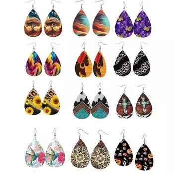 Серьги-слезинки Милые подвески для девочек Ювелирные изделия для женщин розовый