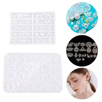 Серьги, смоляные формы, формы для подвесок, литье, силиконовые формы, сделай сам, ручная работа, ювелирные изделия, брелок, инструмент для изготовления