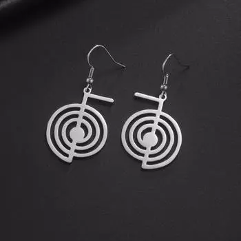 Серьги-спирали из нержавеющей стали | Гипоаллергенные современные спиральные украшения для мужчин и женщин | Готические геометрические серьги-каффы для пирсинга тела